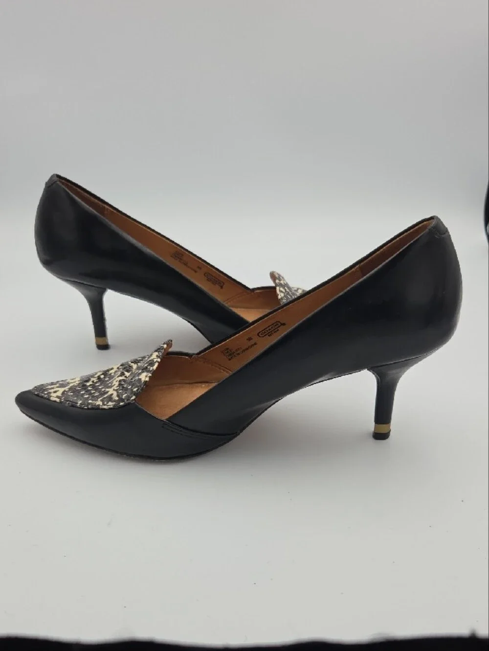 Coach Zayley Leather Heels Size 8B